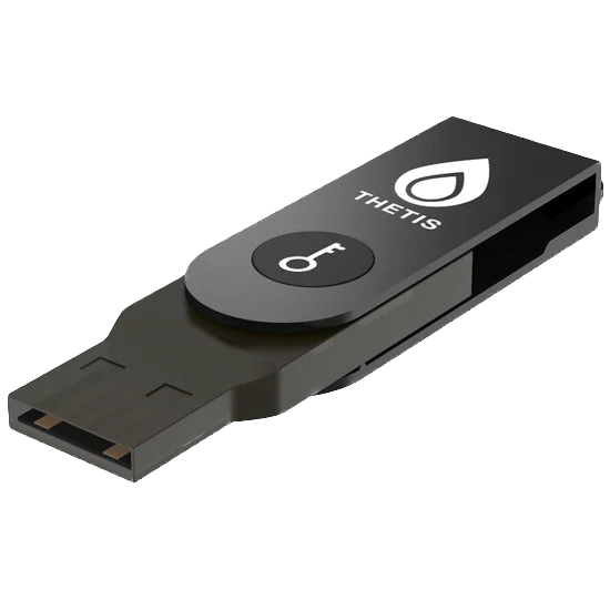 Llave de seguridad Thetis FIDO2: clave de acceso y USB-A